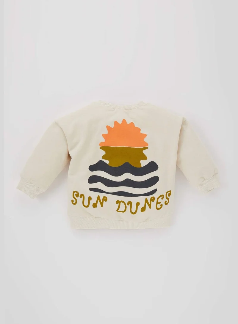 ديفاكتو BabyBoy Bike Neck Long Sleeve Sweatshirt