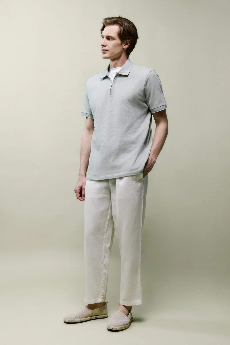 DeFacto Regular Fit Polo Collar Short Sleeve Polo T-Shirt