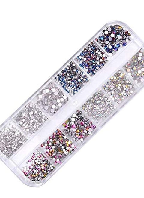 ORiTi AB Nail Art Round Rhinestones Round Beads
