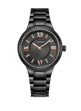 9004 Luxury Quartz Movement Round Dial Stainless Steel Strap Waterproof Women Wristwatch - Black - pzsku/ZD9E4E44C69344FE80E06Z/45/_/1672683215/351c2185-2641-486c-9a9e-b5f256825b02