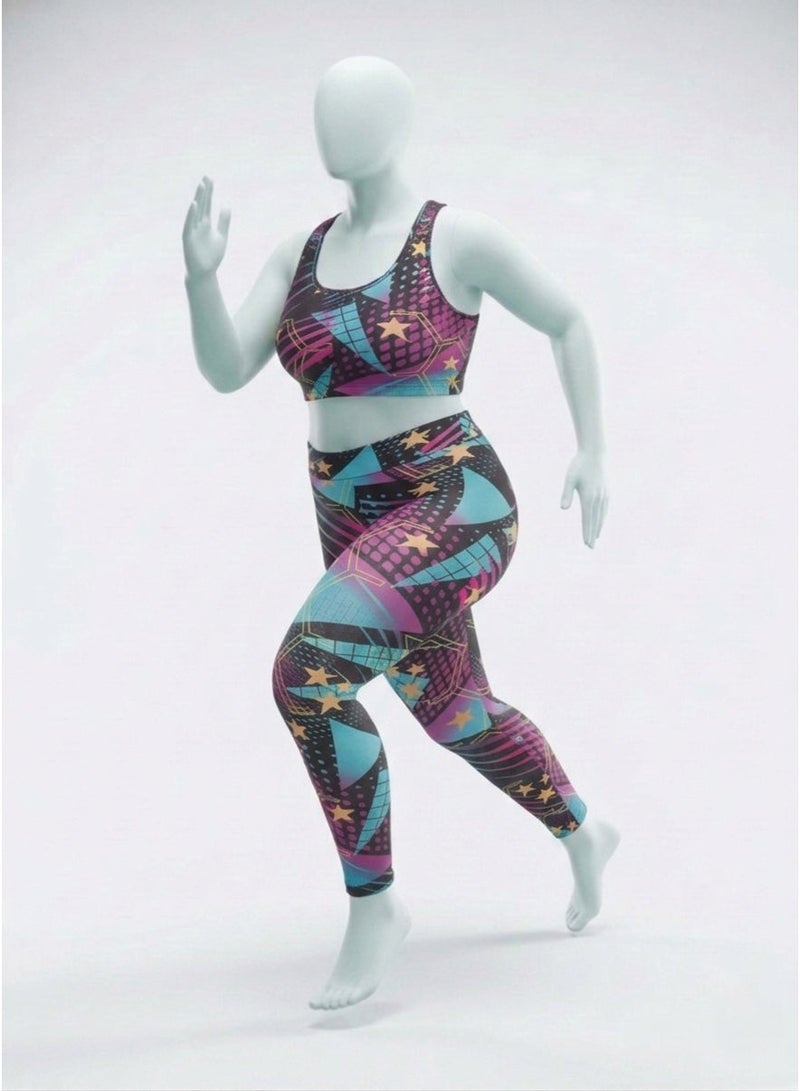Women's Plus Size 2-Piece Activewear Set – Lightweight, Breathable & Stretchy Fabric for Everyday Comfort – Made in Turkey - Image 1