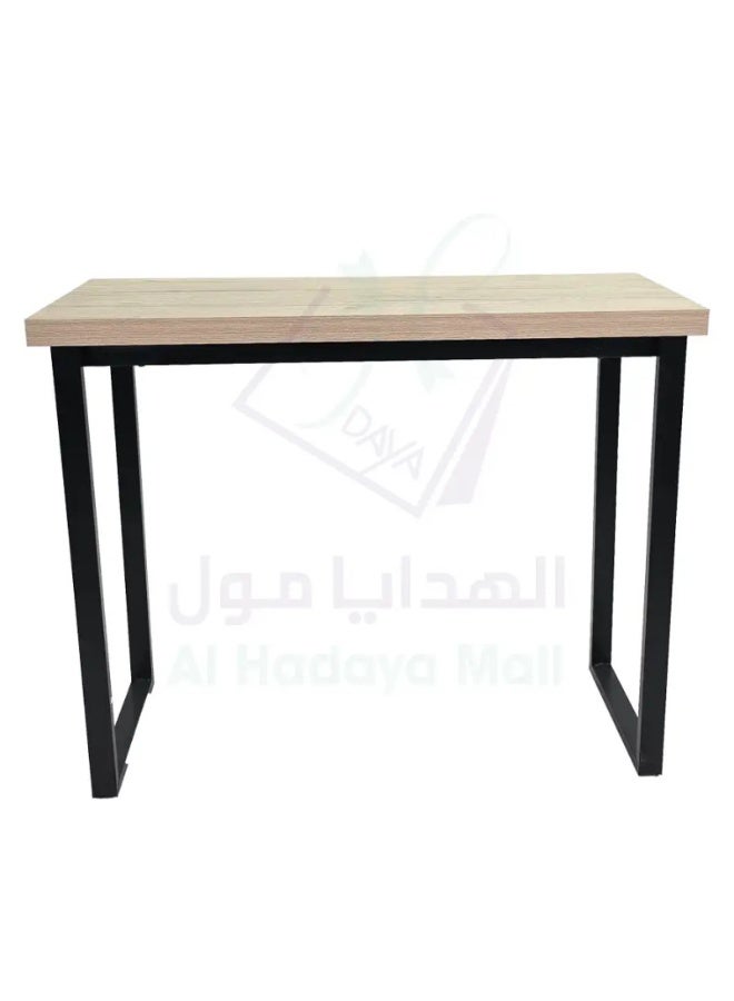 Wooden Console Table 80x40x100 cm - Beige - 100x40x80 Centimeter - Image 2