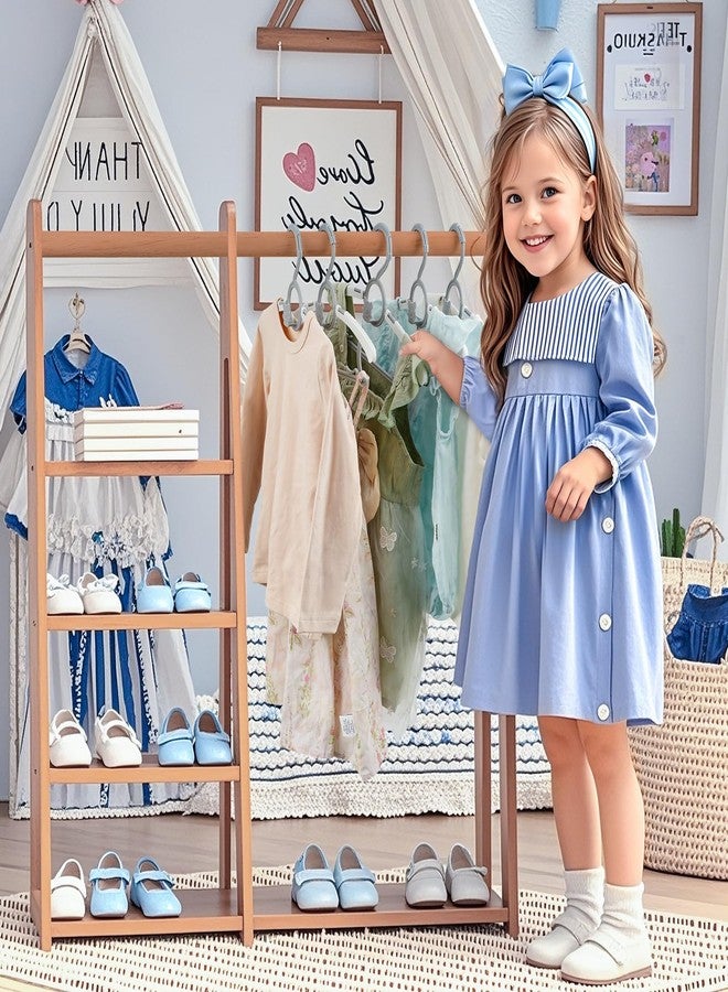 PIGLOG Baby Hangers 60 Pack Kids Hanger-Extendable Adjustable Non-Slip Plastic Kid Hanger for Closet,Stackable Baby Clothes Hangers for Toddler Kids Children Infant Teen,Grey Bear Toddler Hangeres - Image 5