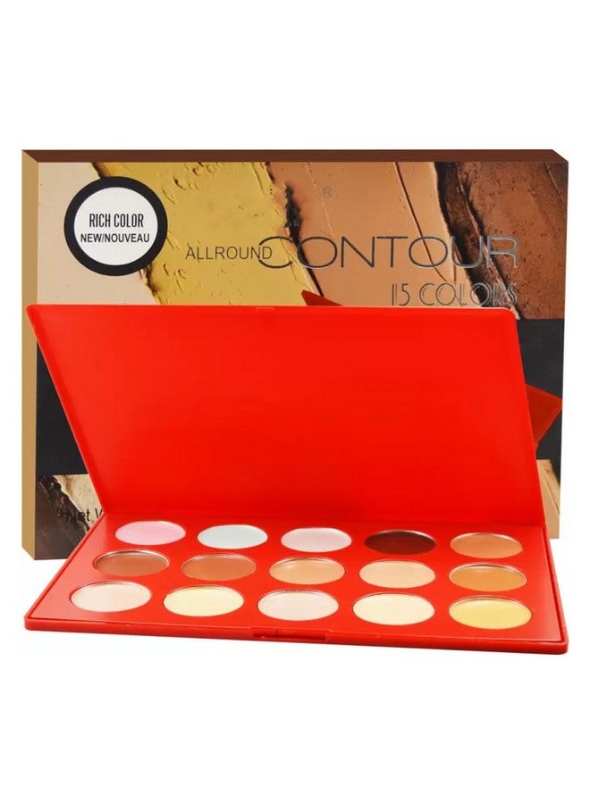 adbeni Professional Light Weight Multi-Purpose Matte Concealer Color Corrector Palette | Full Coverage, Shade-02
