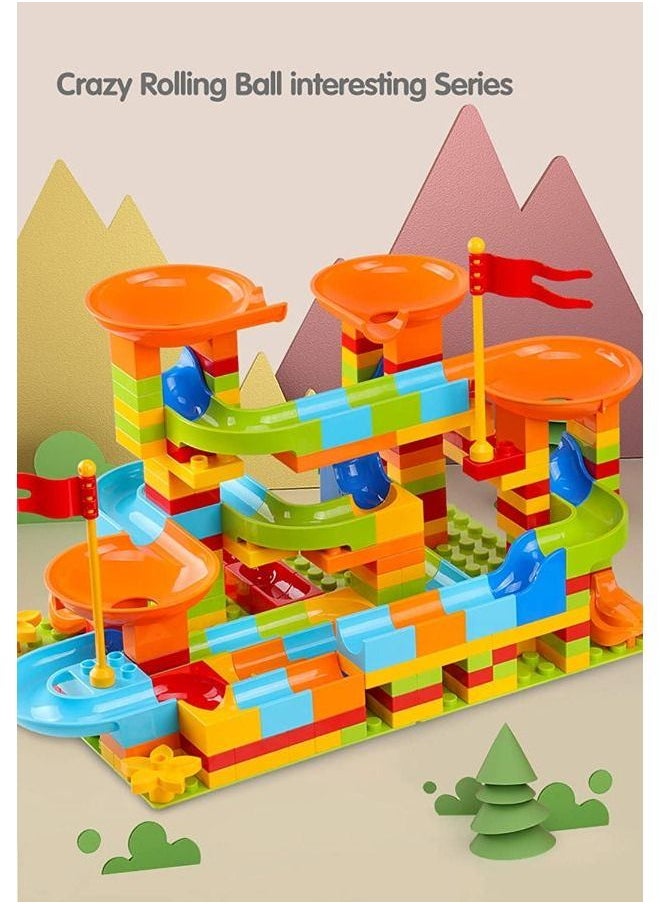 Marble Run Building Blocks Large Set for Kids 202 pcs  - Image 4