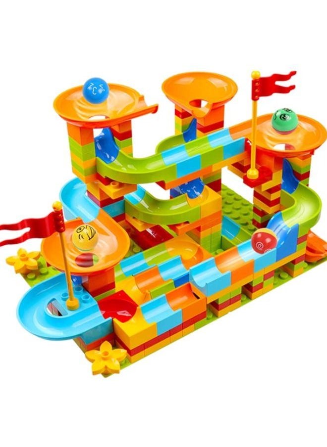 Marble Run Building Blocks Large Set for Kids 202 pcs  - Image 1