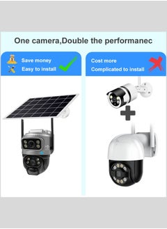 XLT 4G Sim Card Solar Camera PTZ 360°View Solar Powered Outdoor Security Camera.  - Image 3