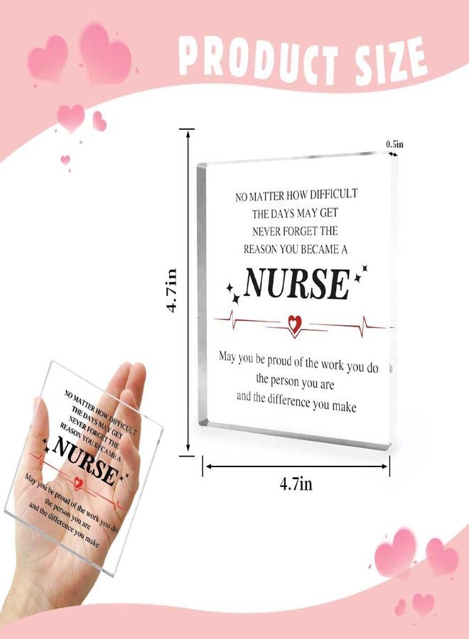 Coopyin Nurse Christmas Gifts, Nurse Stocking Stuffers, Nurse Gifts, Nurses Week Gifts, Medical Assistant Gifts, Nurse Acrylic Plaque, Nursing Student Gifts, Nurse Appreciation Gifts, Nurse Graduation Gift - Image 2