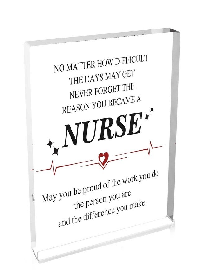 Coopyin Nurse Christmas Gifts, Nurse Stocking Stuffers, Nurse Gifts, Nurses Week Gifts, Medical Assistant Gifts, Nurse Acrylic Plaque, Nursing Student Gifts, Nurse Appreciation Gifts, Nurse Graduation Gift - Image 1