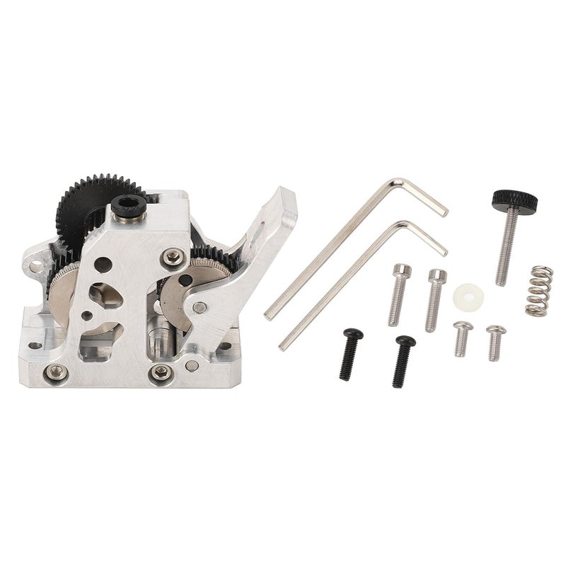 ترس تخفيض معدني فولاذي مقوى بالفضة لطارد البثق مقاوم للاهتراء بديل لمحرك الطابعة ثلاثية الأبعاد - Image 2