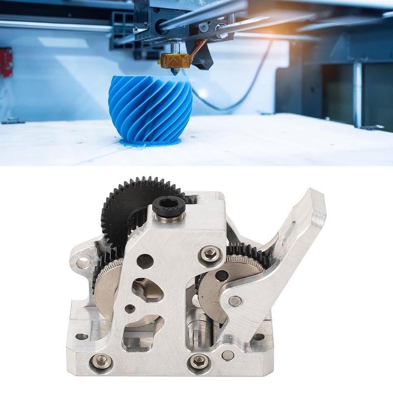 ترس تخفيض معدني فولاذي مقوى بالفضة لطارد البثق مقاوم للاهتراء بديل لمحرك الطابعة ثلاثية الأبعاد - Image 5