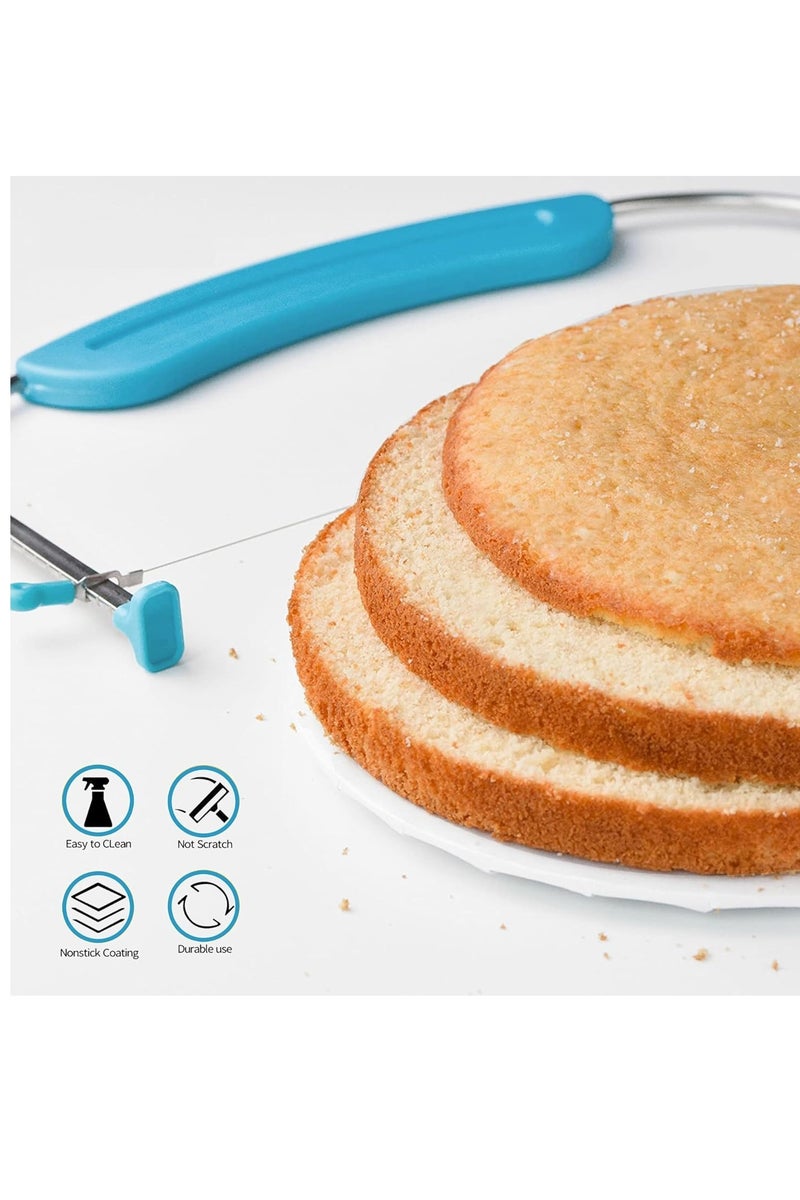 قطّاعة تورتة من الستانلس ستيل – بيد بلاستيك مريحة - Image 4