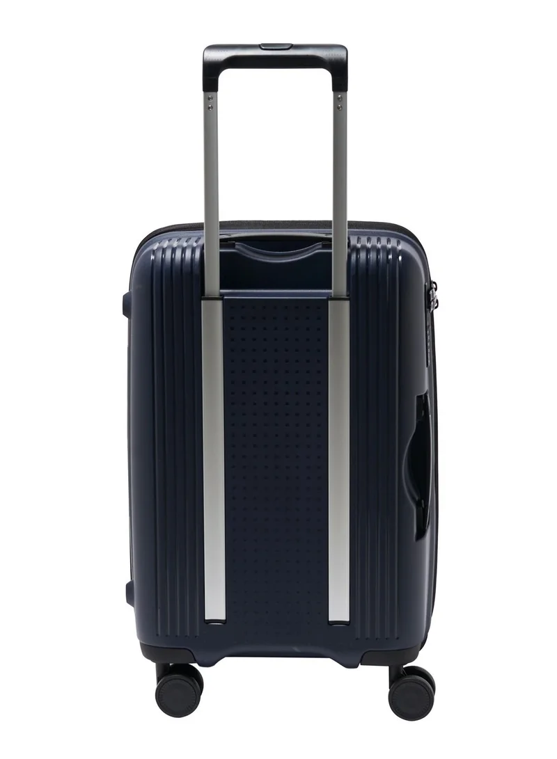 DELSEY Paris Ordener 2.0 55cm Hardcase 4 Double Wheel Expandable Cabin Luggage Trolley Blue