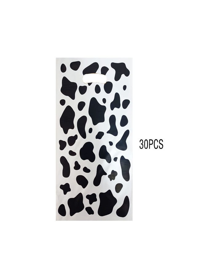 ALLPICK 30PCS Cow Print Treat Candy Bags Goodie Bags Party Favors Bags Gift Bags for Kids Birthday Cow Print Themed Party Decorations - Image 3