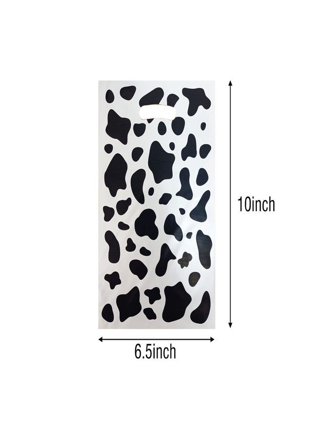 ALLPICK 30PCS Cow Print Treat Candy Bags Goodie Bags Party Favors Bags Gift Bags for Kids Birthday Cow Print Themed Party Decorations - Image 2