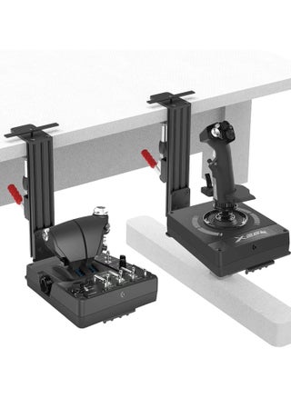 2 Set Desk Mount for Flight Sim Game Joystick, Throttle, Hotas system with Logitech X56, X52, Thrustmaster T-Flight Hotas/T.16000M/TCA/Warthog 10C&Throttle/Winwing Orion 1&2/VKB/VPC Joystick - pzsku/ZD9E57E3B171B0E24289CZ/45/_/1735131337/405a59cf-331f-45ca-9456-66942abaf09d