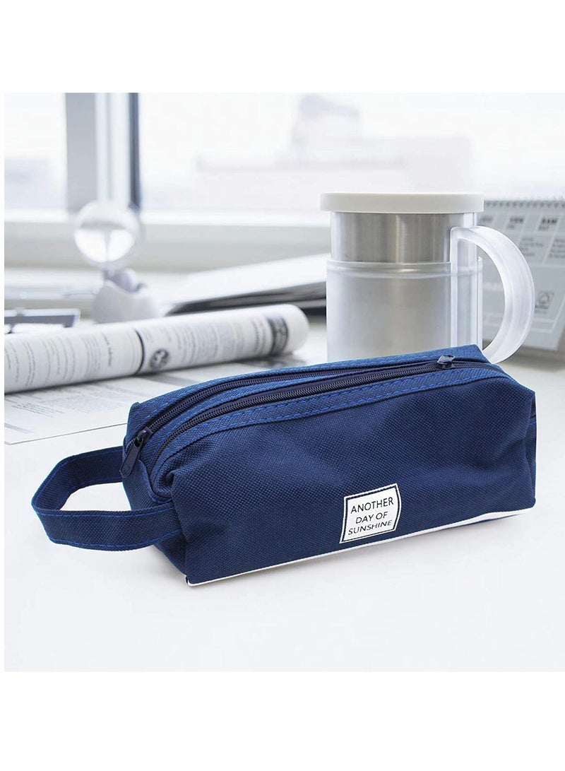Pencil Case, Pencil Case, Felt Student Large-Capacity Pouch, Zipper Bag, Durable Stationery Bag