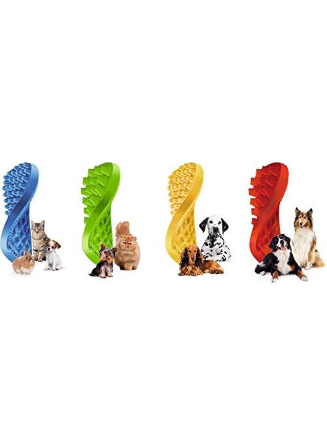 PETME Pet + Me Multi-Functional Grooming Brush for Long Hair Cat, Green - Image 4