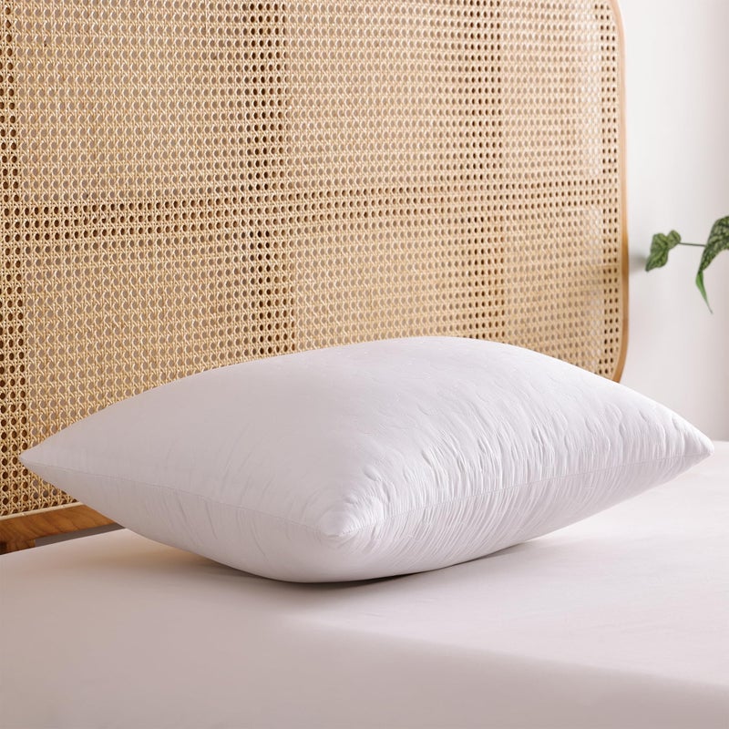 Shatex Extra Firm Pillow Queen Size 28 x 20 inch Bed Pillow with Adjustable Insert Provides Stronger Support for Back Stomach Side Sleepers