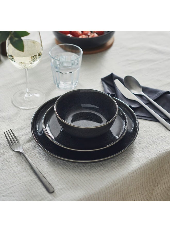 Bowl Dark Grey Diameter 14 cm Volume 0.5L - Image 2