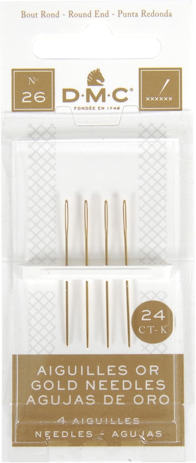 DMC Gold Tapestry Hand Needles Size 26 4Pkg