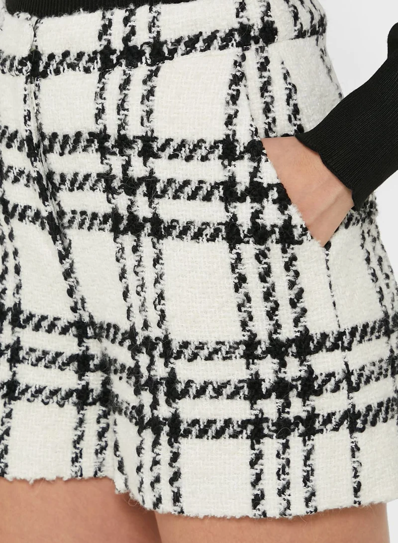 Ted Baker Checked Mini Shorts