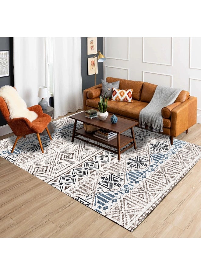 Aralifes Rectangular Soft Touch Carpet Multicolour 200x300cm  - Image 2
