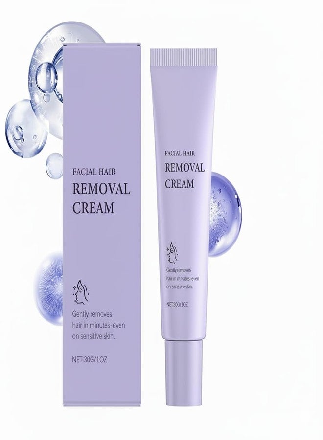 SYLVERA Facial Hair Removal Cream for Women-Pain-Free Instant Hair Removal | No Irritation, No Razor Cuts (Pack of 1) - Image 1