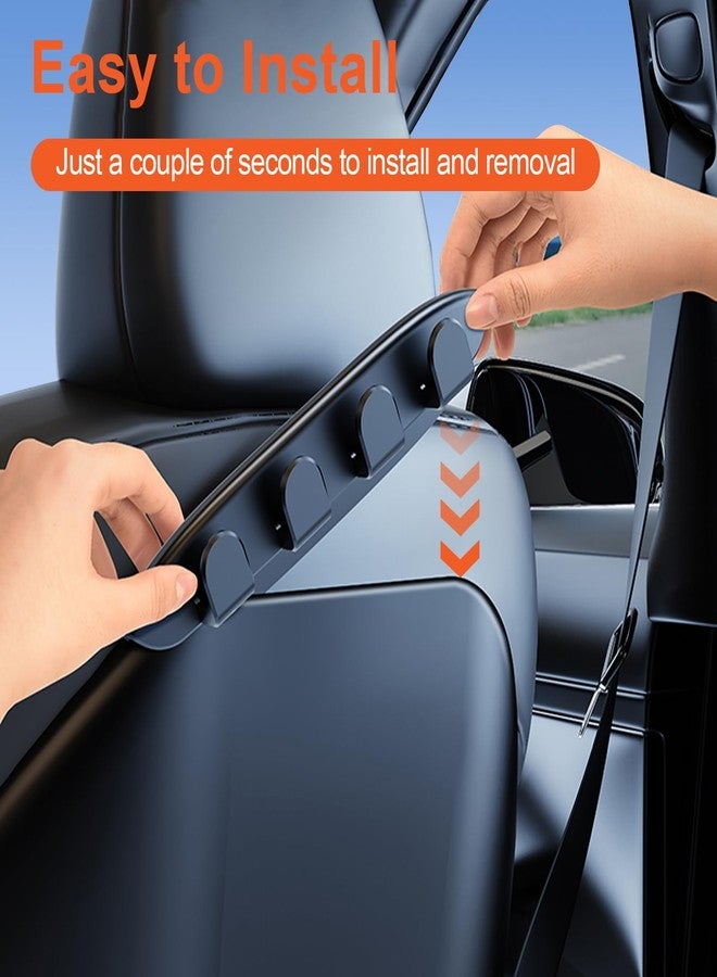 COSLAKE 2PCS for Tesla Seat Hooks, for Tesla Model 3 Y Accessories 2024 2023 2022 2021 2020 2019 2018 2017 for Model 3 Headrest Organizer Hooks Model Y Purses Hanger - Image 3