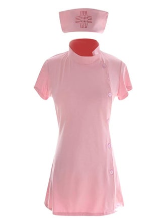 Women White Short Sleeve Professional Medical Lab Coat Nurse With Cap . - pzsku/ZD9E68C0B4B62A033F136Z/45/_/1716216275/a70bf8bd-5800-4968-a8e8-6e104d10f96d