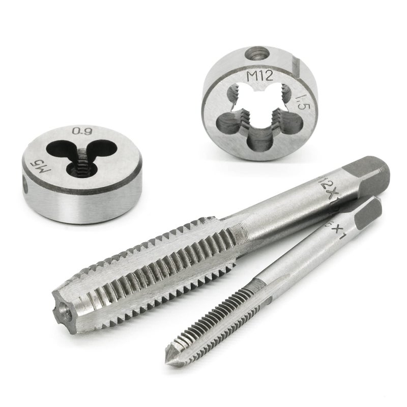 GMTOOLS 60PCS Tap and Die Set, Metric Standard Size M3 to M12, Threading Tool Set with Complete Accessories and Storage Case, Tap Die Kit for Threading and Rethreading Internal and External Threads - Image 2
