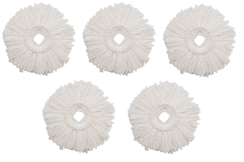 ATOOTFUSION ATOOTFUSION Premium High Durable Super Absorbent Spin Mop Refill 120gm Pack of 5 - Image 1