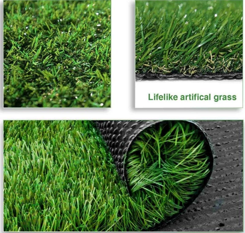 COMFYHOME COMFY HOME High Density Artificial Grass, Artificial Grass Carpet for Balcony, Lawn, Door, Artificial Grass Carpet, Door Mat, Bath Mat, Floor Mat, Yoga Mat, Foot Mat (3.25 Feet X 4 Feet) - Image 2