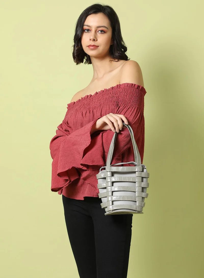 Haute Sauce  Juliet Grey Mini Bag for Women | Best Price UAE