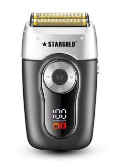 Stargold Professional Rechargeable Electric Shaver, Advanced Beard Trimmer System, Titanium Hypoallergenic Foils, High-Capacity Lithium Battery, 3 Second Travel Lock  - Image 1