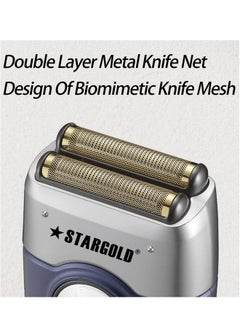 Stargold Professional Rechargeable Electric Shaver, Advanced Beard Trimmer System, Titanium Hypoallergenic Foils, High-Capacity Lithium Battery, 3 Second Travel Lock  - Image 2
