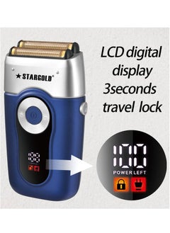 Stargold Professional Rechargeable Electric Shaver, Advanced Beard Trimmer System, Titanium Hypoallergenic Foils, High-Capacity Lithium Battery, 3 Second Travel Lock  - Image 5