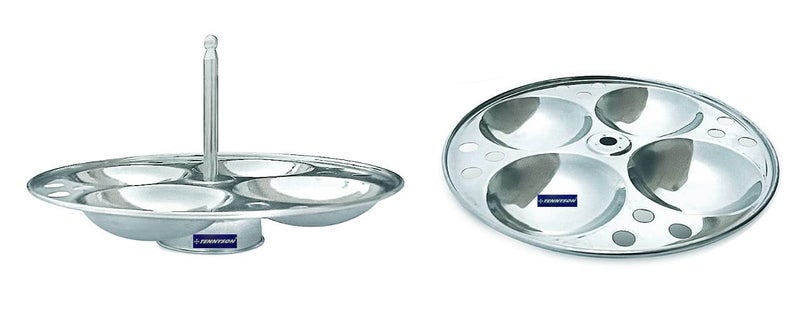 TENNYSON TENNYSON IDLI Maker Delight Special 2 Plates 8 Big IDLIES (Thick Gauge Extra DEEP IDLY Plates) - Image 3