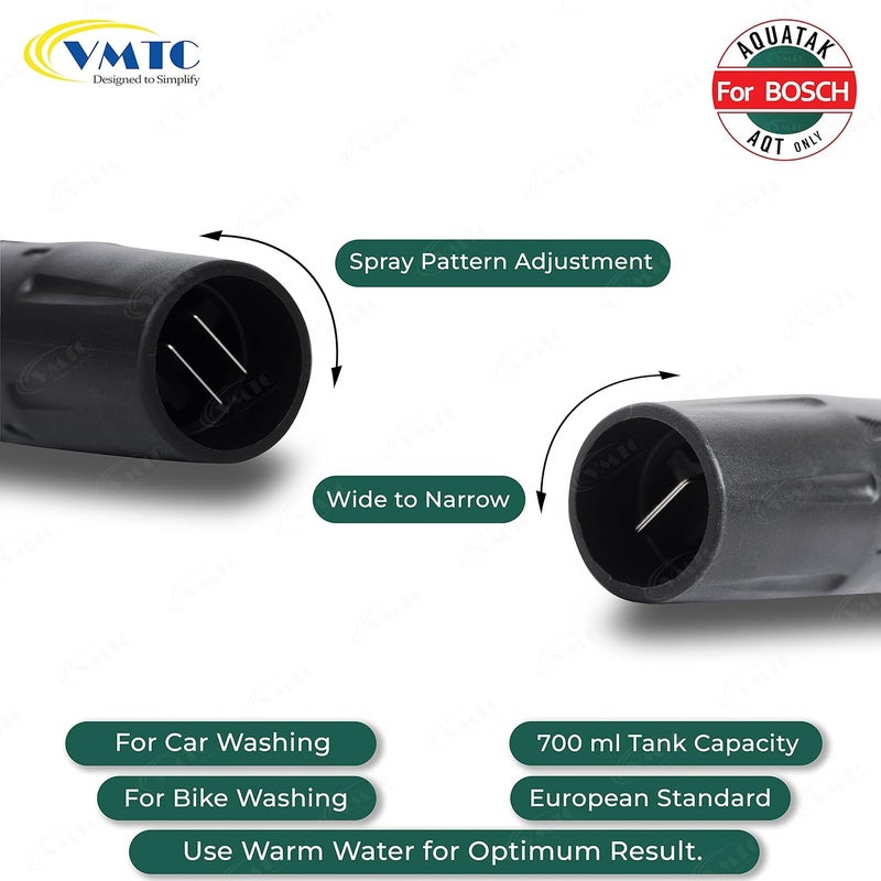 VMTC فوهة رغوة قابلة للتعديل 700 مل ملحق غسالة سيارات عالية الضغط لبوش غسالة الضغط بندقية أكواتاك/AQT - Image 4