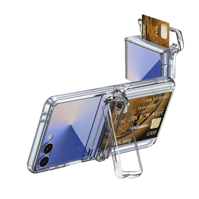 غطاء واقي | بنفسجي PC | مقاوم للصدمات لـ Samsung Galaxy Z Flip 4 - Image 3