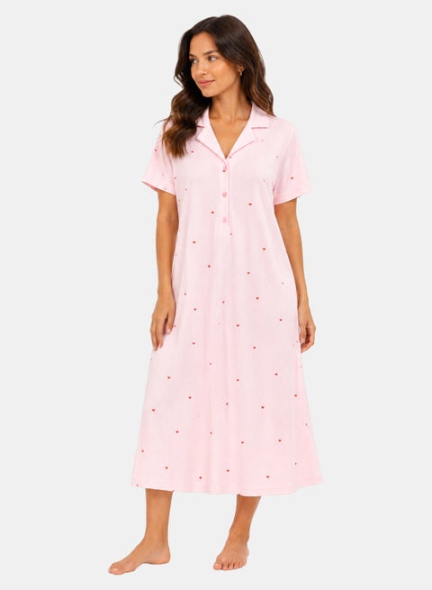 Printed Short Nightgown