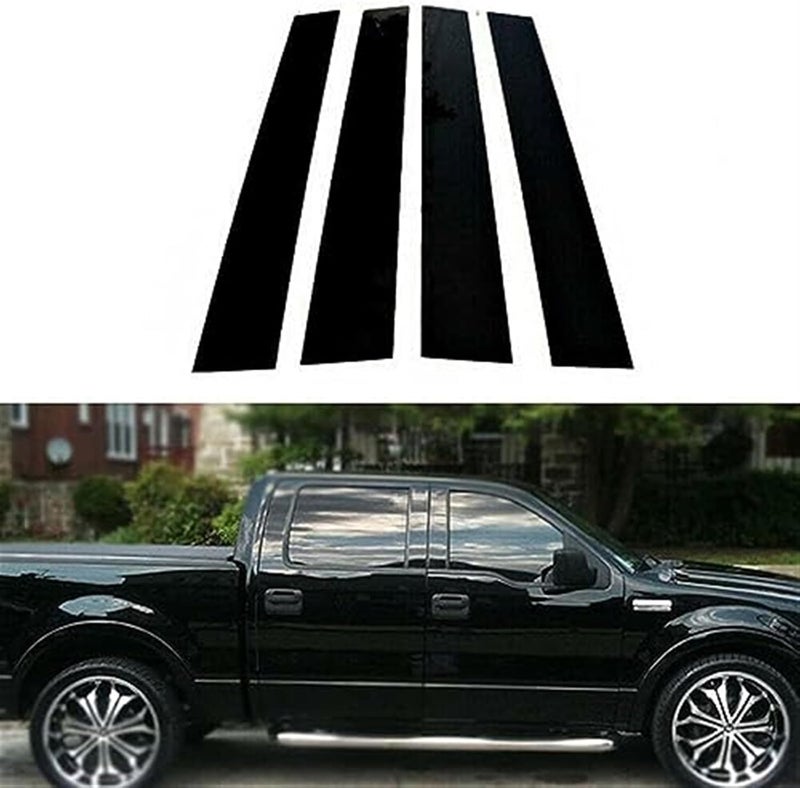 Wivplex Glossy Black Pillar Posts for Ford F-150 - Image 3