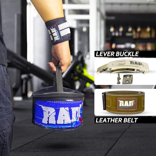 RAD Weight Lifting Gym Belt for Men & Women Size 63-107 CM,Thick 10MM & Wirdth 4 Inch Lever Powerlifting Belts for Women Dead Lift Workout Belt Leather Weight Lifting Lever Gym Squat Belt - Image 4