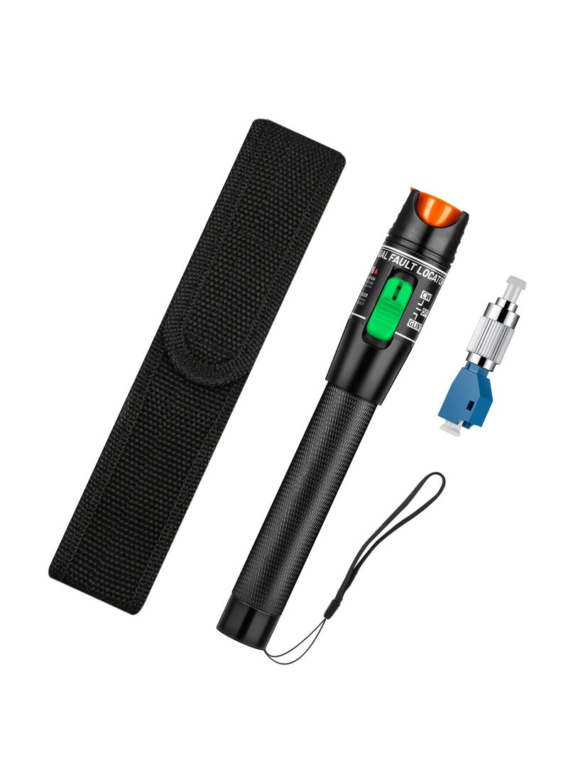 Moocci Moocci Fiber Visual Fault Locator Fiber Optic Tester - VFL Fiber Optic Cable Tester Meter with FC to LC Adapter - Fiber Optic Tools Tester Kit for LC/FC/SC/ST, Network Cable Test  - Image 1
