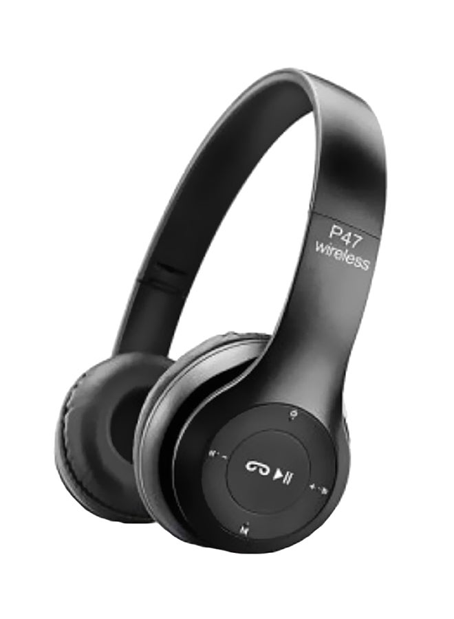 Over Ear Wireless Headphone Black