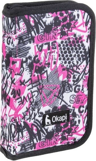 Okapi Double Covered Pen Holder Patterned / OKP-123/AS  - Image 2