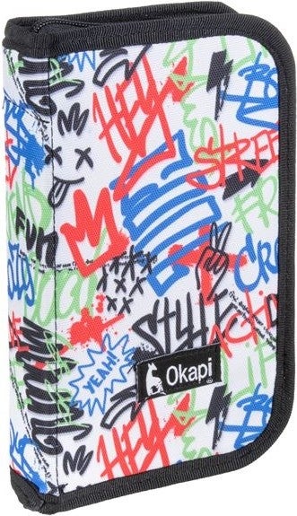 Okapi Double Covered Pen Holder Patterned / OKP-123/AS  - Image 1