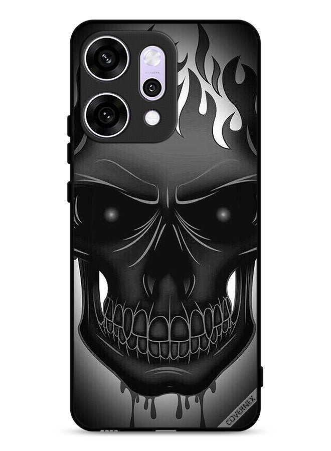 Covernex Oppo Reno14 Pro Protective Case Cover Skull Art - Image 1