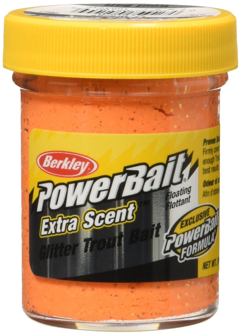 Berkley PowerBait Glitter Trout Bait, Fluorescent Orange, Fishing Dough Bait, Scent Dispersion Technology, Irresistible Scent and Flavor, Moldable and Easy to Use - Image 3