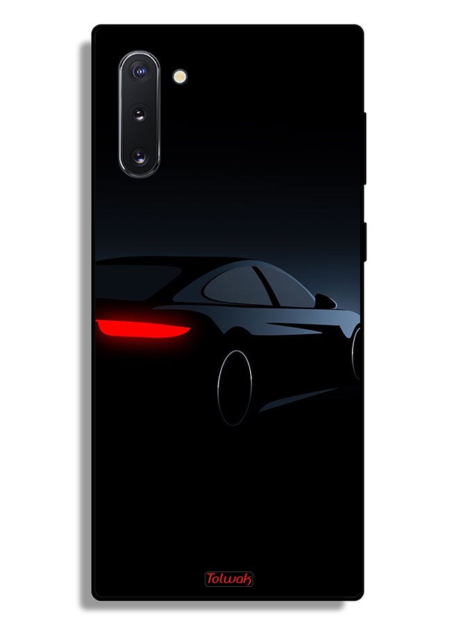 Tolwak Samsung Galaxy Note 10 Protective Case Cover Dark Car - Image 2